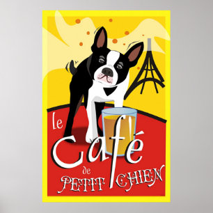 Le Cafe de Petit Chien (jour) Poster