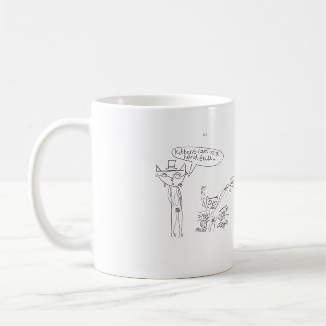 Le Cat Chat 005 Coffee Mug (Left)