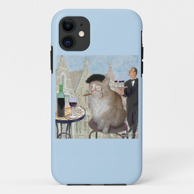 Le Cat du Cafe Case-Mate iPhone Case (Back)