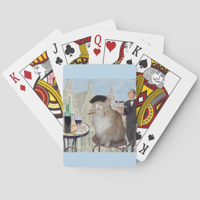 Le Cat du Cafe Playing Cards (Back)