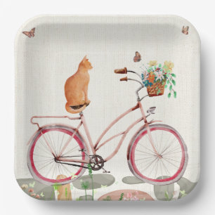Le Chat à Vélo Paper Plates