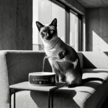 Le Chat d'Argent Édition Noir Personalised Ceramic
