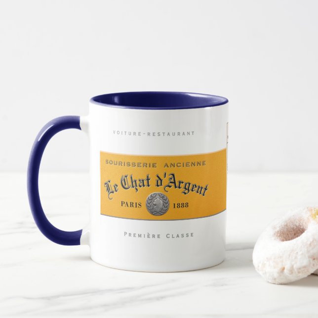 Le Chat d'Argent Express Première Class  Mug (With Donut)