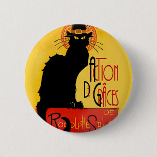 Le Chat Noir - Action De Grâces 6 Cm Round Badge
