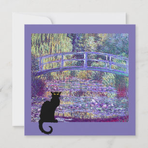 Le Chat Noir and Monet Japanese Bridge, Invitation
