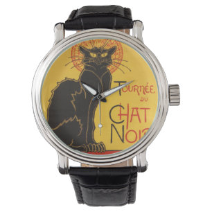 Le Chat Noir  Art Nouveau Wrist Watch