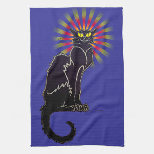 Le Chat Noir Black Cat Kitchen Towel