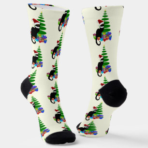 Le Chat Noir Christmas Socks