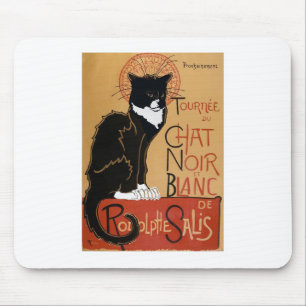 Le Chat Noir et Blanc Mouse Mat
