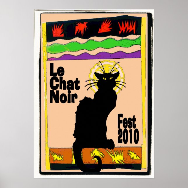 Le Chat Noir Fest 2010 Poster (Front)