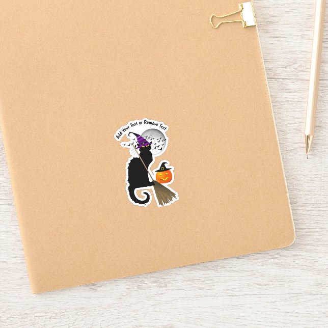 Le Chat Noir Halloween Witch (Notebook)