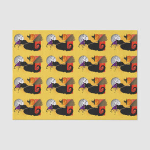 Le Chat Noir - Halloween Witch Cat Tissue Paper