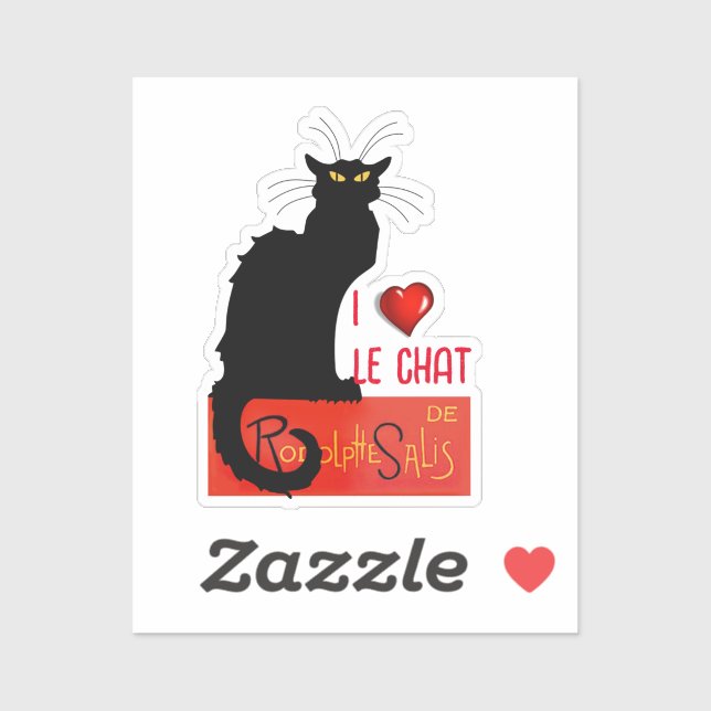 Le Chat Noir Heart Candy Valentine's Day  (Sheet)