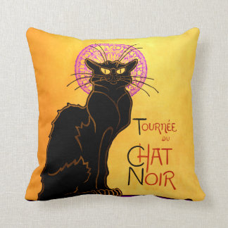Le Chat Noir in Purple Cushion