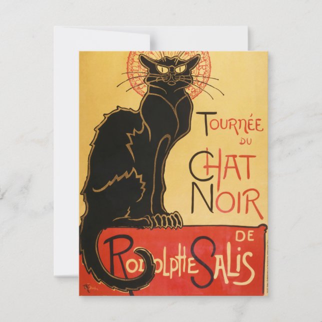 Le Chat Noir Invitations (Front)