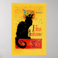 Le Chat Noir - Joyeux Anniversaire