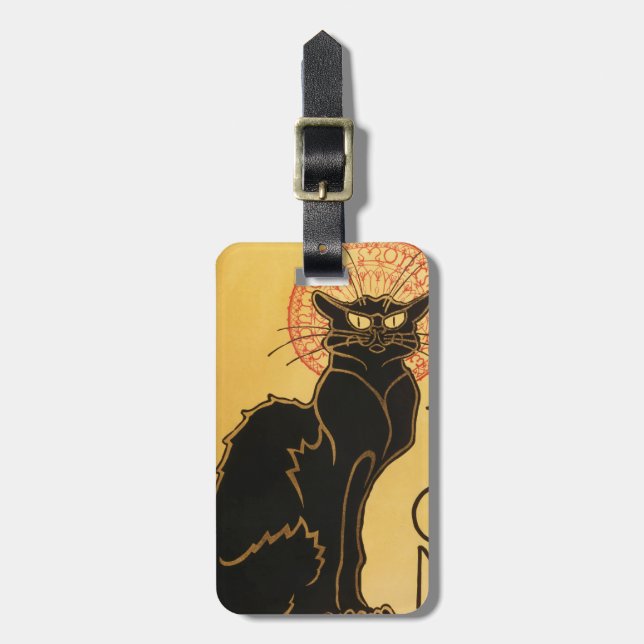 Le Chat Noir Luggage Tag (Front Vertical)