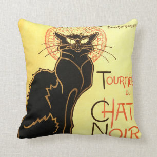 Le chat noir,Original billboard Cushion