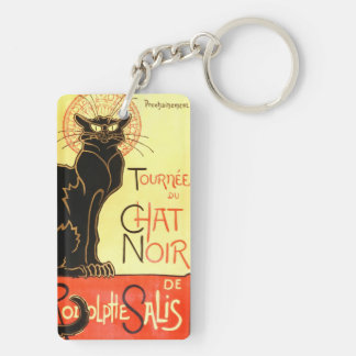 Le chat noir,Original billboard Key Ring