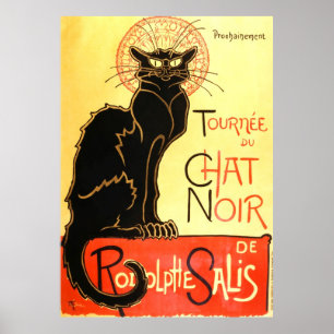Le chat noir,Original billboard Poster