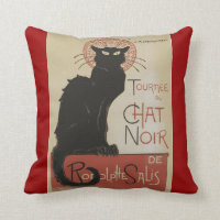 Le Chat Noir pillow