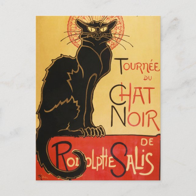 Le Chat Noir Postcard (Front)