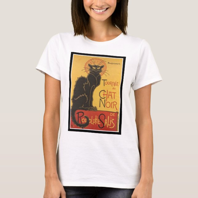 LE CHAT NOIR PRINT T-Shirt (Front)
