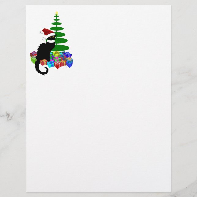 Le Chat Noir Santa Hat Christmas (Front)