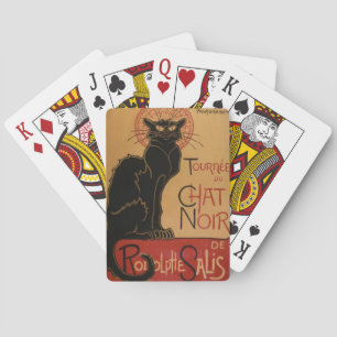 Le chat Noir - Steinlen Playing Cards