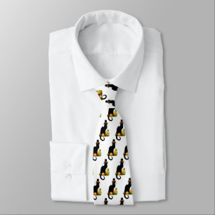 Le Chat Noir Thanksgiving and Pilgrim Turkey Tie