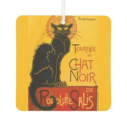 Le Chat Noir The Black  Cat  Car Air  Freshener  Zazzle co uk