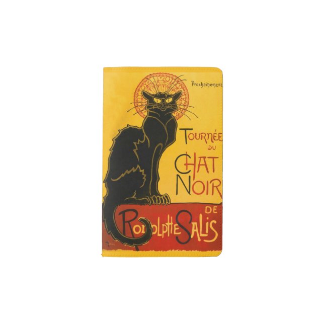 Le Chat Noir The Black Cat Pocket Moleskine Notebook (Front)