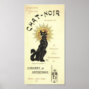 Le Chat Noir The Black Cat Poster