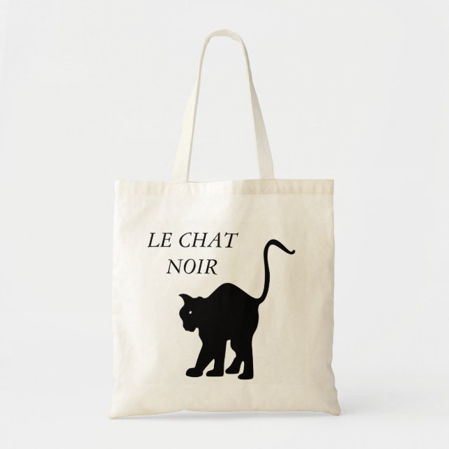 LE CHAT NOIR TOTE BAG (Front)