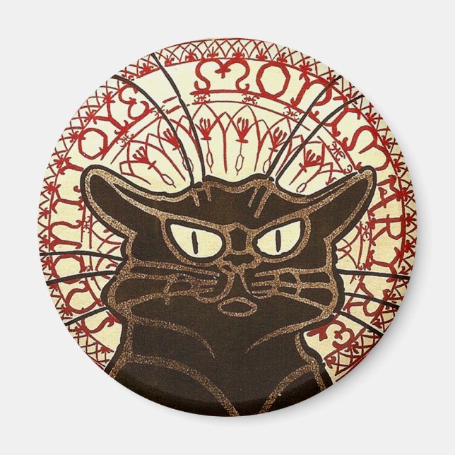 Le Chat Noir, Vente Hôtel Drouot Magnet (Front)