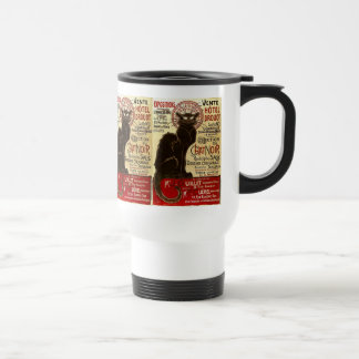 Le Chat Noir, Vente Hôtel Drouot Travel Mug