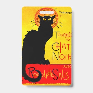 Le Chat Noir Vintage ID Badge