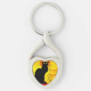 Le Chat Noir Vintage Key Ring
