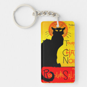 Le Chat Noir Vintage Key Ring