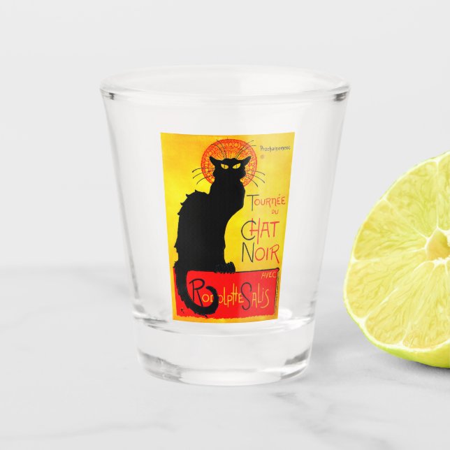 Le Chat Noir Vintage Shot Glass (Front)