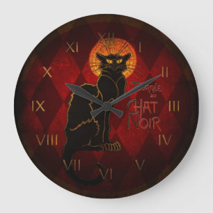 Le Chat Noir Wall Clock