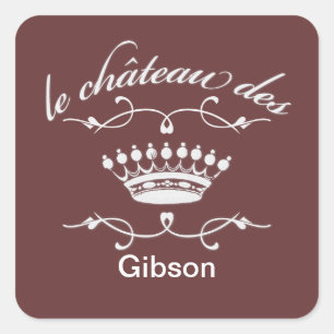 le chateau des YOUR NAME Square Sticker