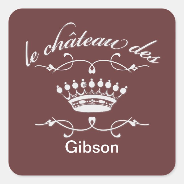le chateau des YOUR NAME Square Sticker (Front)