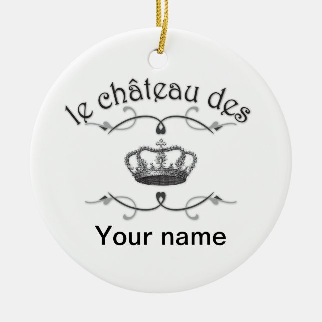le chateau des YOUR NAME v.2 Ceramic Tree Decoration (Front)