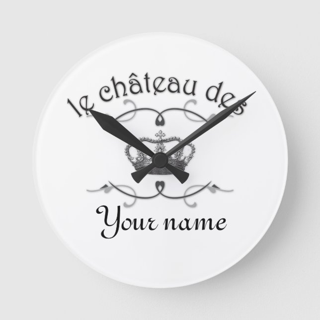 le chateau des YOUR NAME v.2 Round Clock (Front)