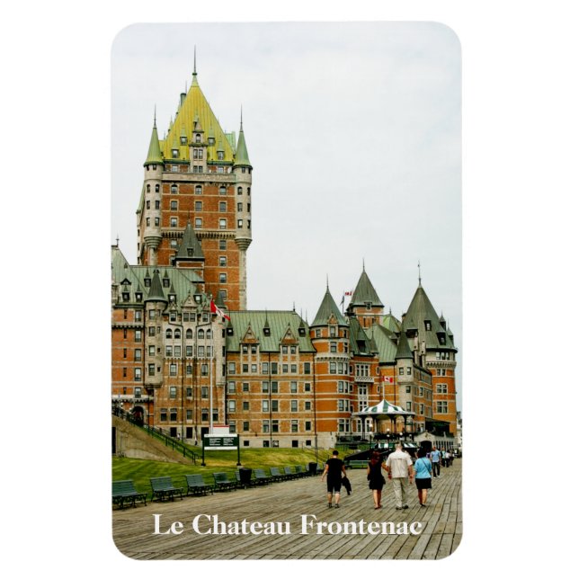 Le Chateau Frontenac Québec City Canada Magnet (Vertical)