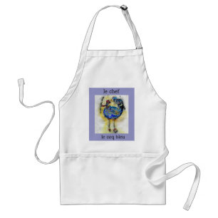 le chef le coq bleu apron - Customised