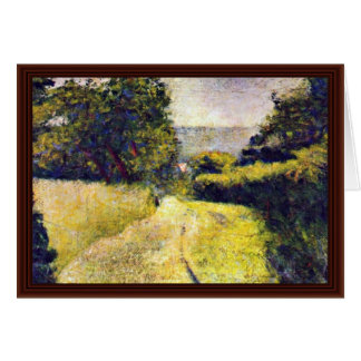 Le Chemin Creux By Seurat Georges