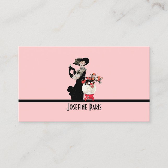 Le Chic Calling - CHANGE COLOR Business Card (Front)