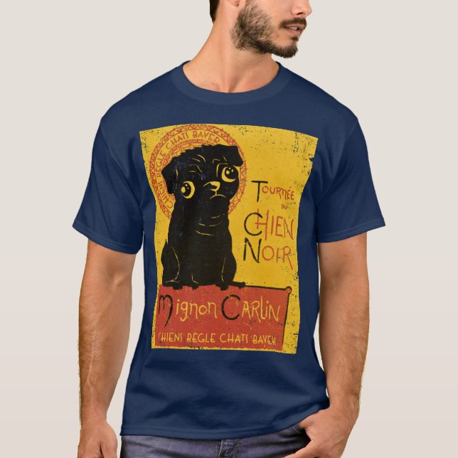 Le Chien Noir friends T-Shirt (Front)